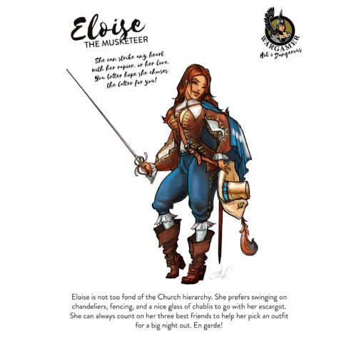 Eloise, the Musketeer 28mm
