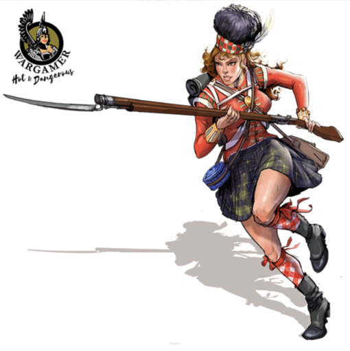 Fiona from the 42nd Highlanders 28mm