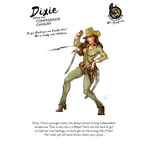 Dixie from the Confederate Cavalry 28mm