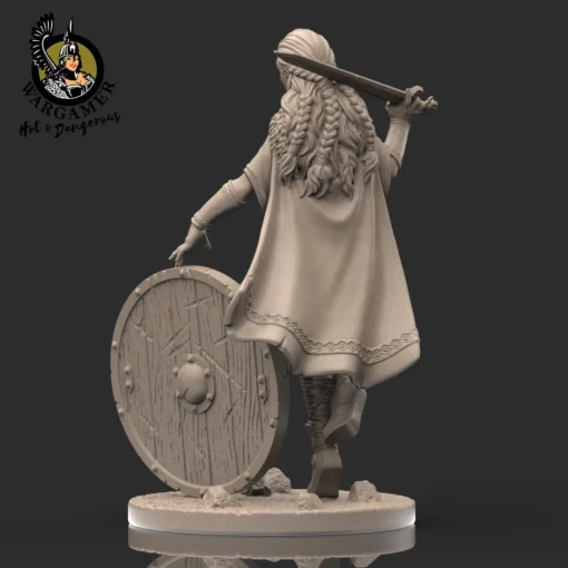 Lagertha the Shield-maiden 28mm - Image 2