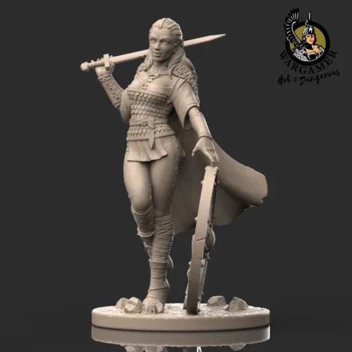 Lagertha the Shield-maiden 28mm - Image 3