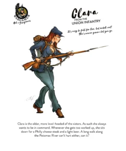 Clara from the Union Infantry - 28mm