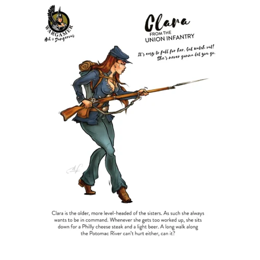 Clara from the Union Infantry - 28mm