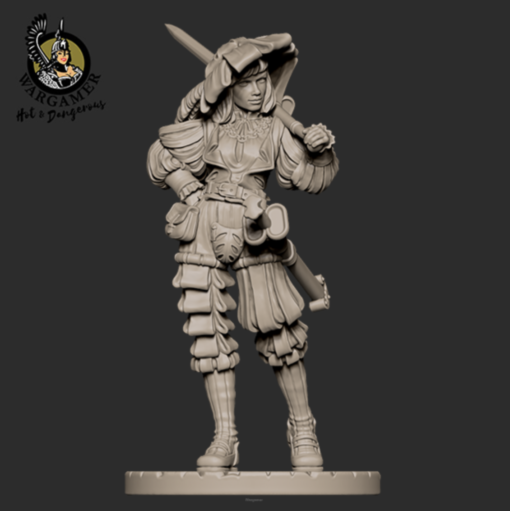 Greta the Landsknecht 28mm - Image 3