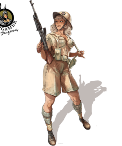 Emma the Desert Rat 28mm