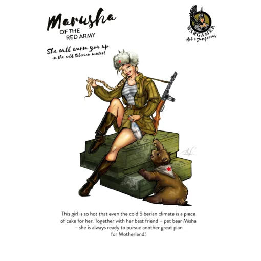 Marusha from the Red Army 28mm
