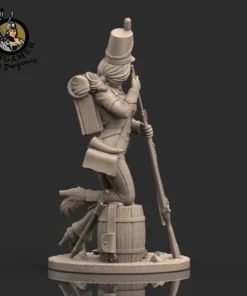 Alternative view of Katie from the 95th Rifles 28mm