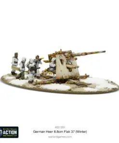 Alternative view of German Heer 8.8cm Flak 37 (Winter)