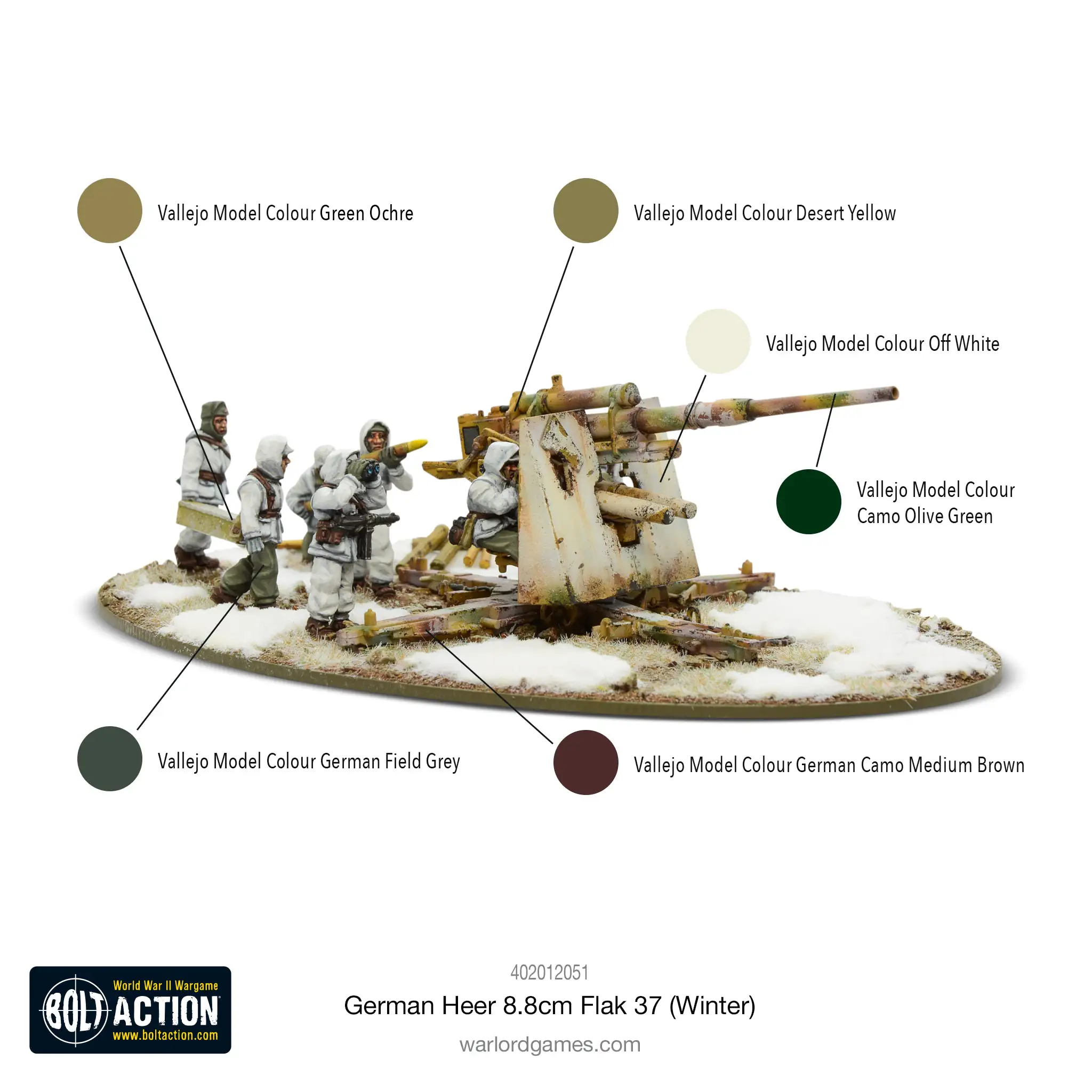 German Heer 8.8cm Flak 37 (Winter) - Image 8