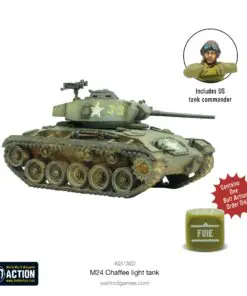 Alternative view of M24 Chaffee, US light tank