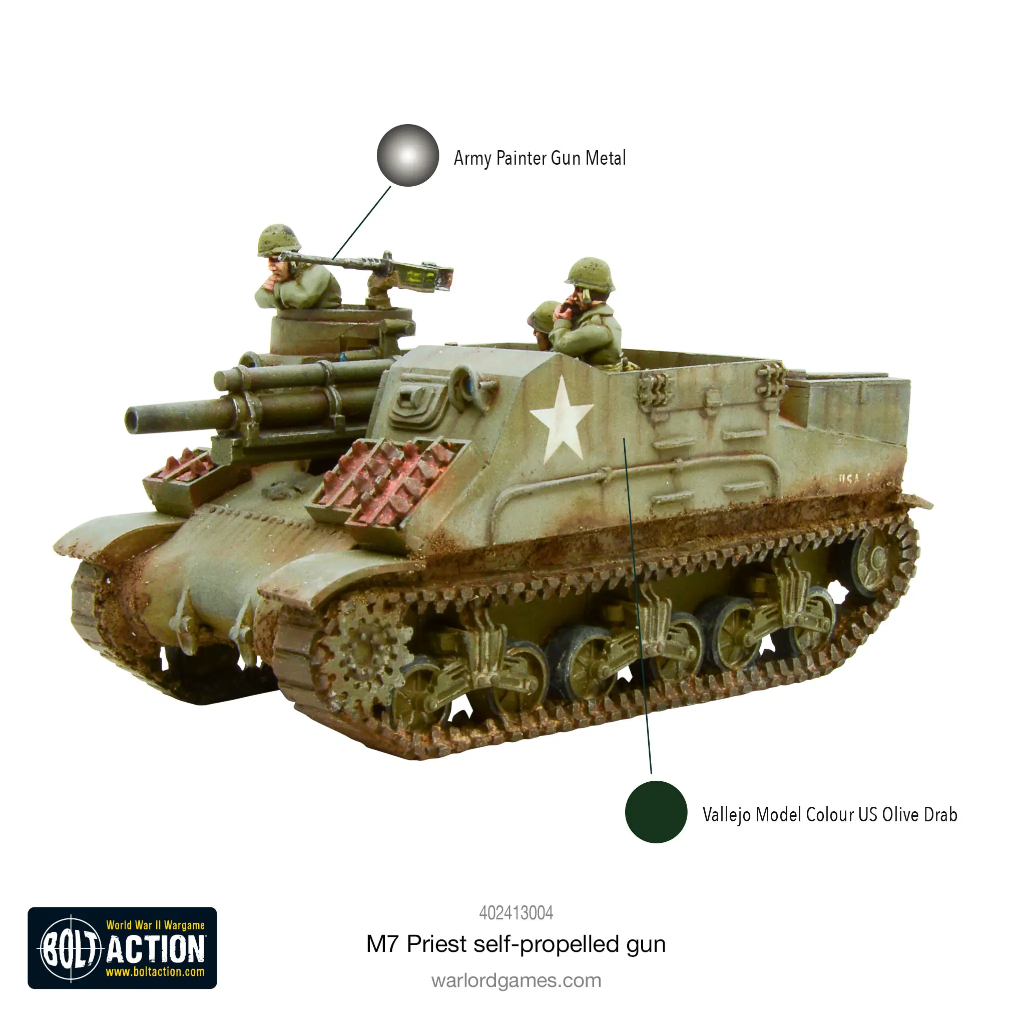 M7 Priest self-propelled gun - Image 3