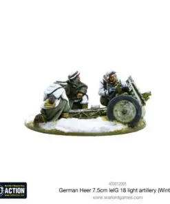 German Heer 7.5cm leIG 18 light artillery (Winter) - Image 7