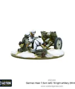 German Heer 7.5cm leIG 18 light artillery (Winter) - Image 6