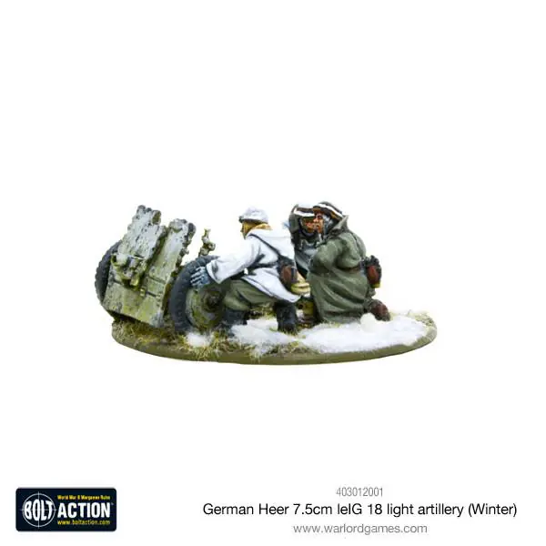 German Heer 7.5cm leIG 18 light artillery (Winter) - Image 4