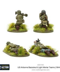 Alternative view of US Airborne Bazooka & light mortar teams (1944-45)