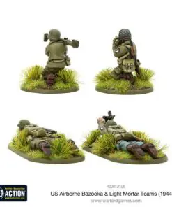 Alternative view of US Airborne Bazooka & light mortar teams (1944-45)