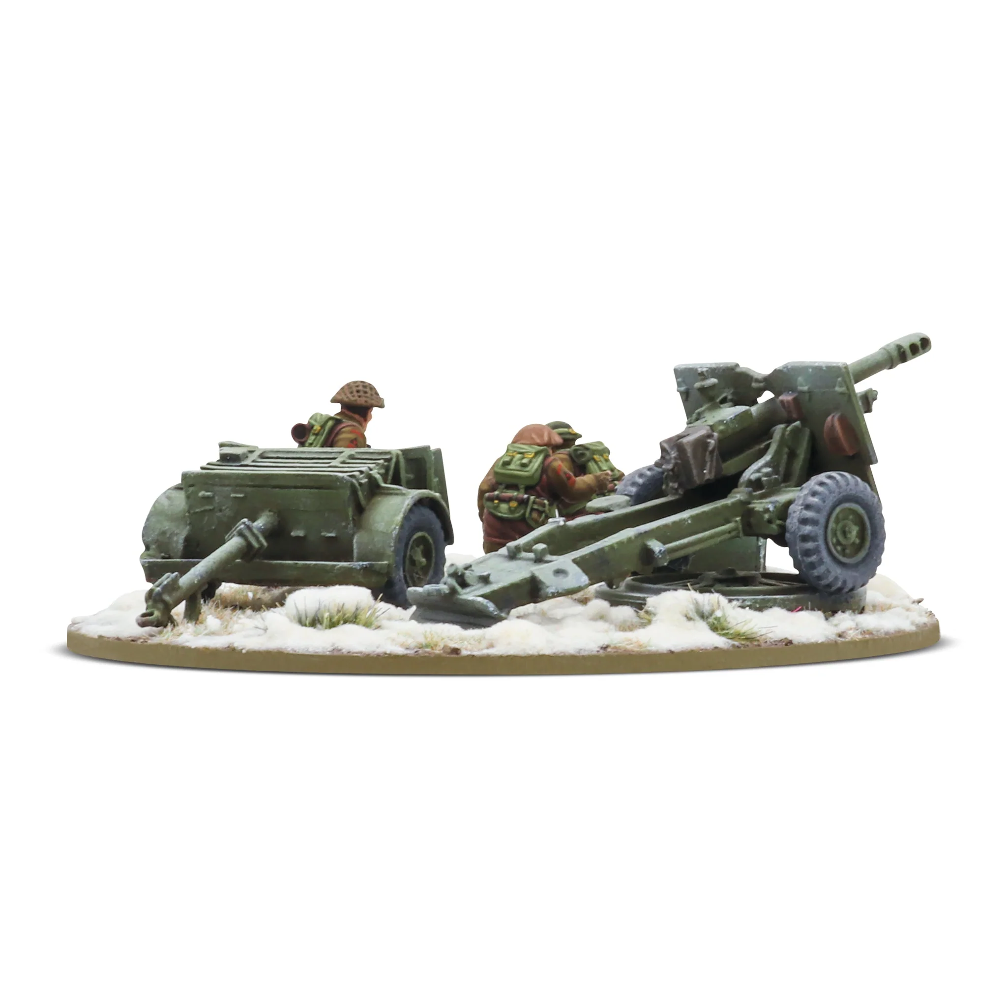 New 25-Pdr Light Howitzer with British Infantry (Winter) Crew - Image 4