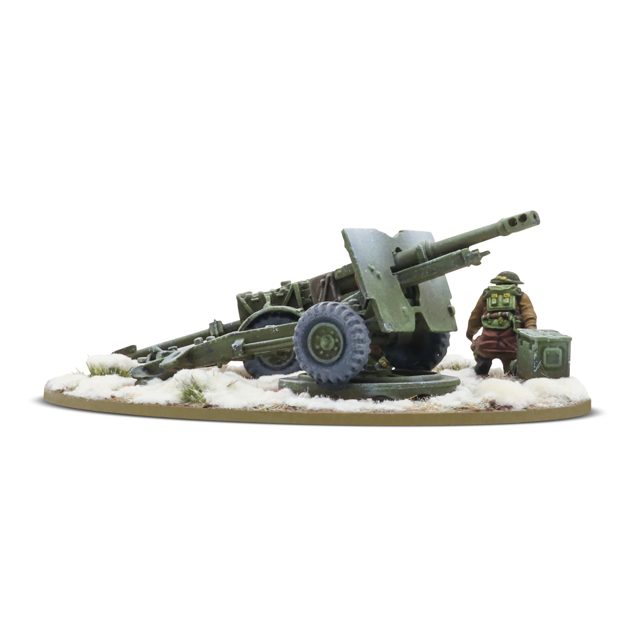 New 25-Pdr Light Howitzer with British Infantry (Winter) Crew - Image 3