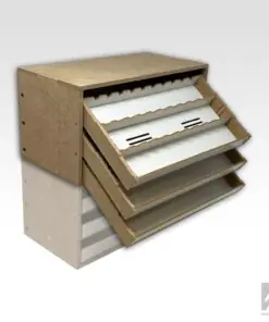 Alternative view of HZ-OM02u - Tilting Drawers Module x 3