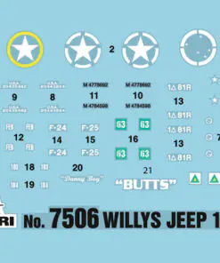 7506 - Scale 1 : 72 WILLYS JEEP 1/4 TON 4X4 - FAST ASSEMBLY - Image 3