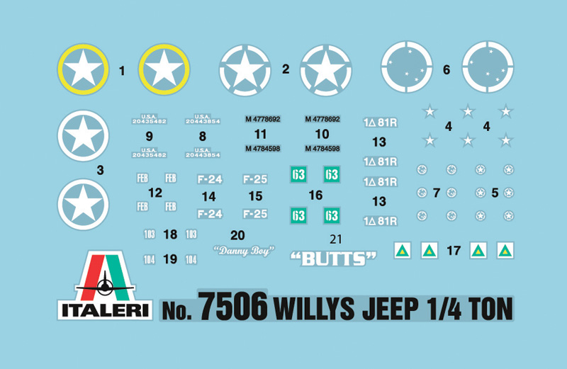 7506 - Scale 1 : 72 WILLYS JEEP 1/4 TON 4X4 - FAST ASSEMBLY - Image 3