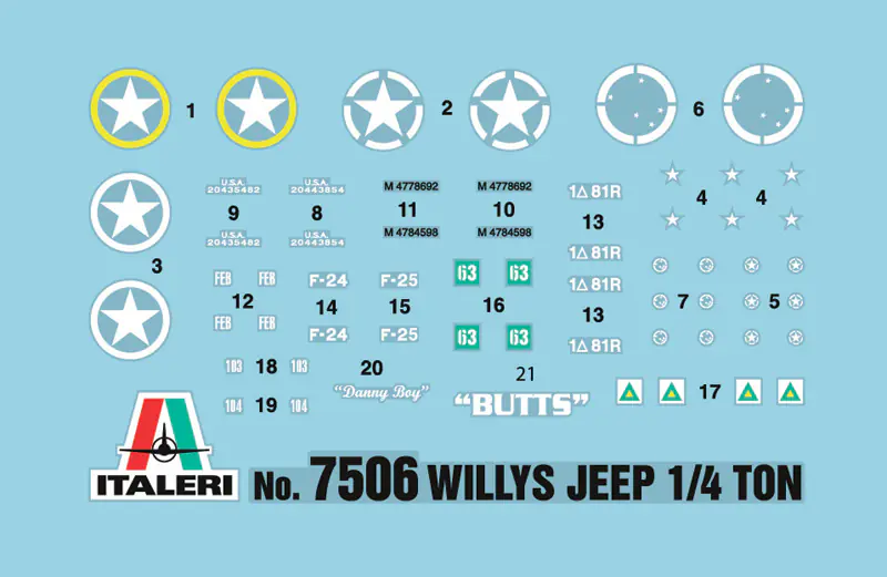 7506 - Scale 1 : 72 WILLYS JEEP 1/4 TON 4X4 - FAST ASSEMBLY - Image 3