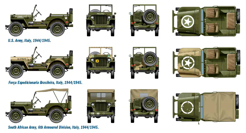 7506 - Scale 1 : 72 WILLYS JEEP 1/4 TON 4X4 - FAST ASSEMBLY - Image 6