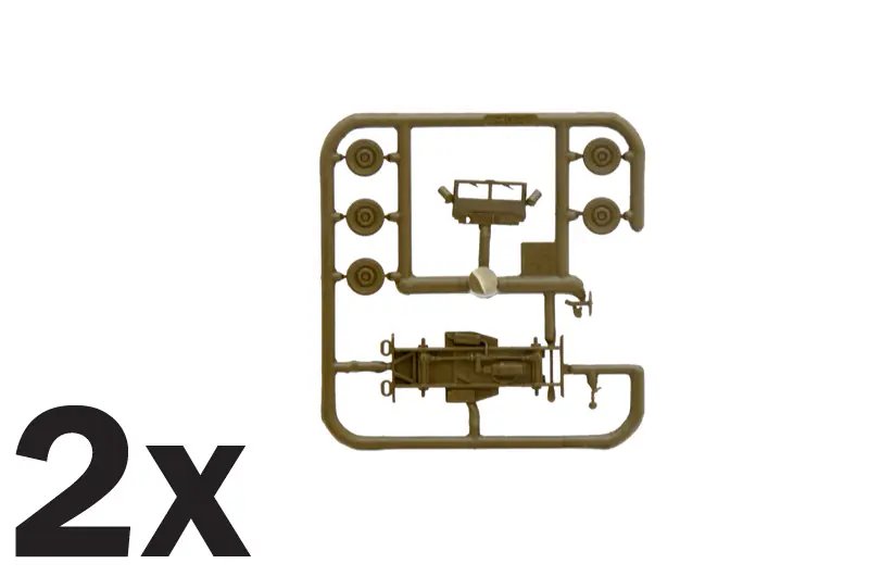 7506 - Scale 1 : 72 WILLYS JEEP 1/4 TON 4X4 - FAST ASSEMBLY - Image 5