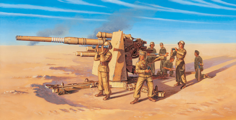 7512 - Scale 1 : 72 8.8 cm. FLAK 37 AA Gun - FAST ASSEMBLY - Image 2