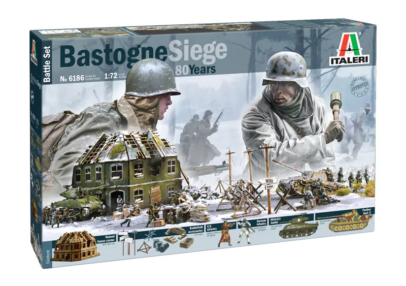 6186 - Scale 1 : 72 Bastogne Siege 80 Years - BATTLE SET