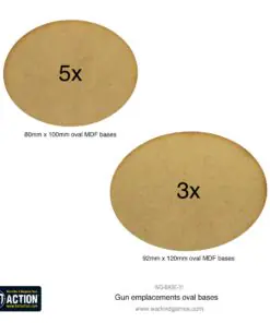 Gun Emplacements oval bases
