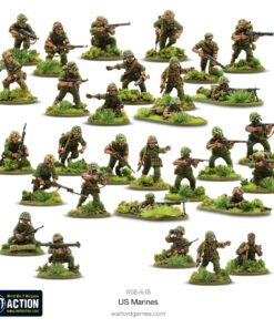 Alternative view of US Marines plastic box set