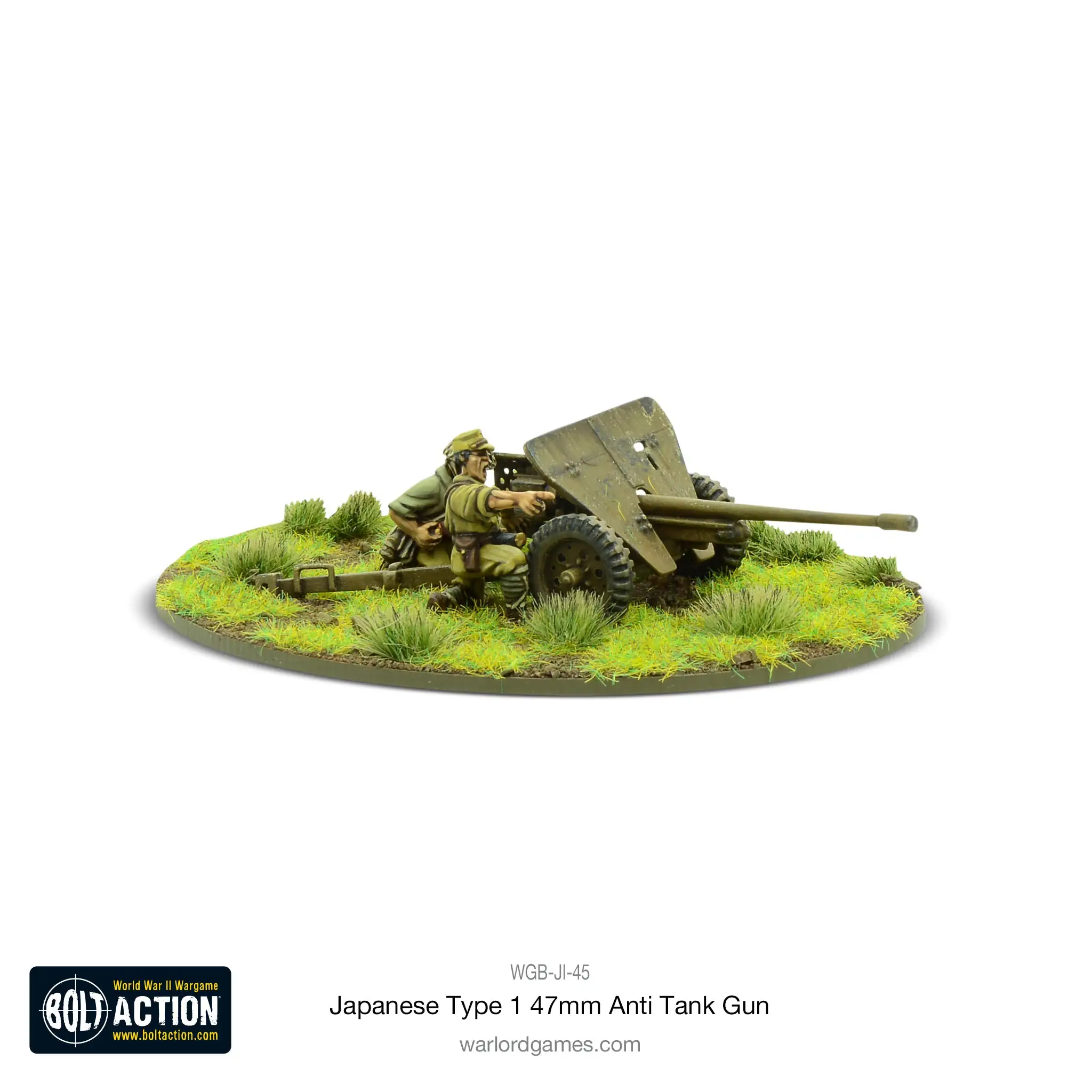 Free MDF Base! Japanese Type 1 47mm Anti Tank Gun