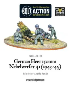 Free MDF Base! German Heer 150mm Nebelwerfer 41 (1943-45) - Image 3