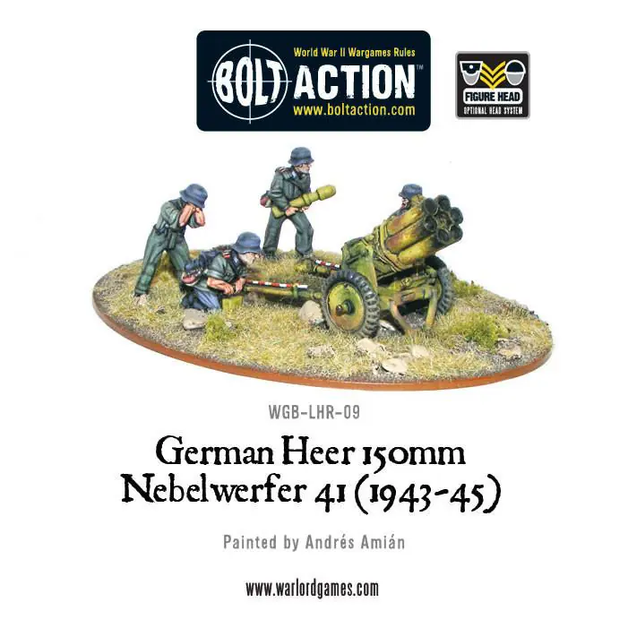 Free MDF Base! German Heer 150mm Nebelwerfer 41 (1943-45)
