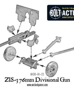 Alternative view of Soviet ZIS-3 76mm Divisional Gun