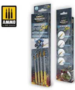 AMMO WARGAMING UNIVERSE - Shaders & Washes Brush Set