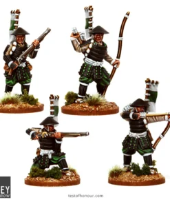Alternative view of Ashigaru with Bows and Muskets