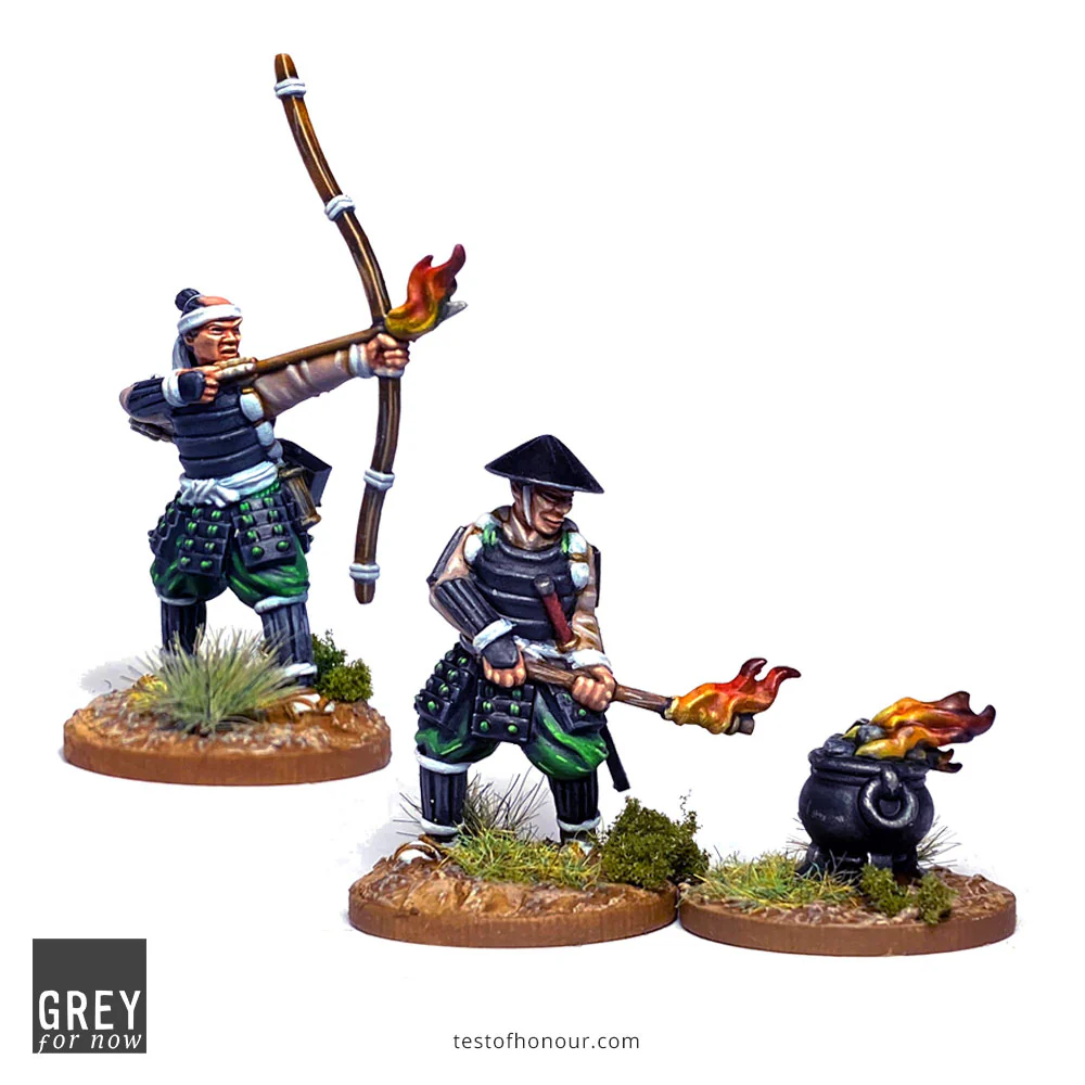 Ashigaru with Fire Arrows and Flaming Torch - Image 2