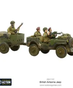 British Airborne Jeep & Trailer