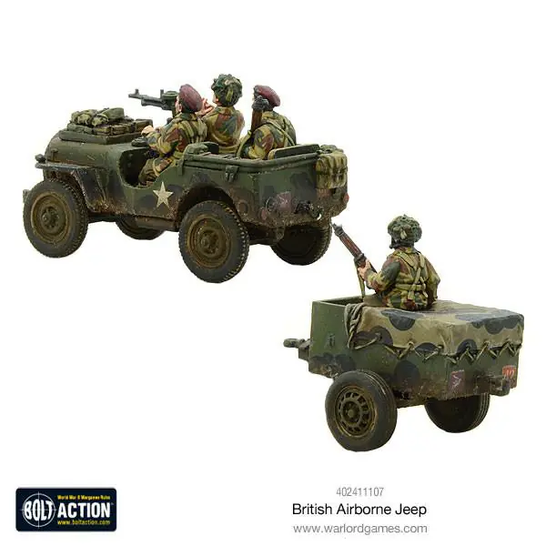 British Airborne Jeep & Trailer - Image 5