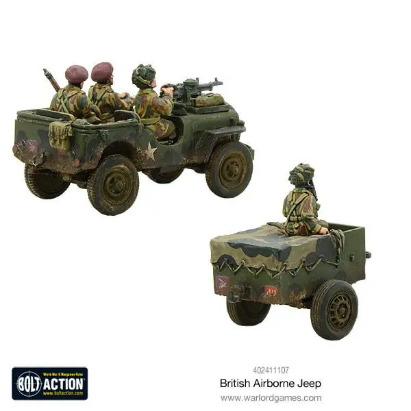 British Airborne Jeep & Trailer - Image 4