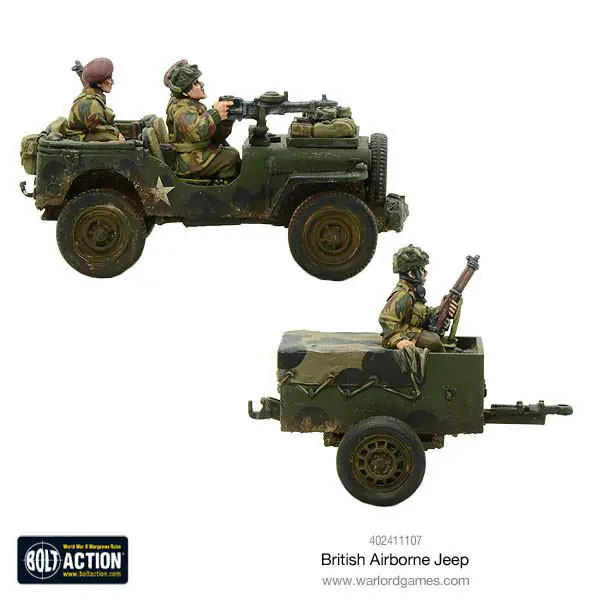 British Airborne Jeep & Trailer - Image 3