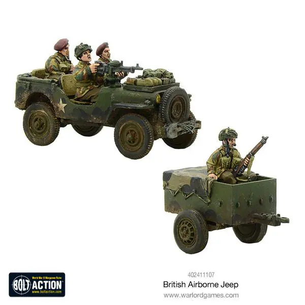 British Airborne Jeep & Trailer - Image 2