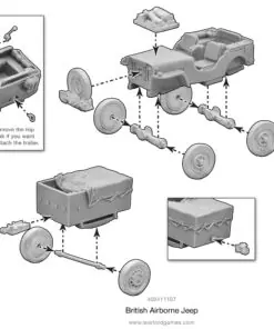 British Airborne Jeep & Trailer - Image 9