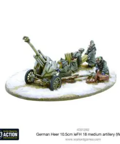 German Heer 10.5cm leFH 18 medium artillery (Winter)