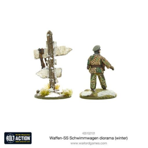 Waffen-SS Schwimmwagen diorama (winter) - Image 8