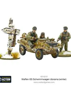 Waffen-SS Schwimmwagen diorama (winter)
