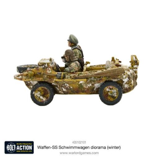 Waffen-SS Schwimmwagen diorama (winter) - Image 7