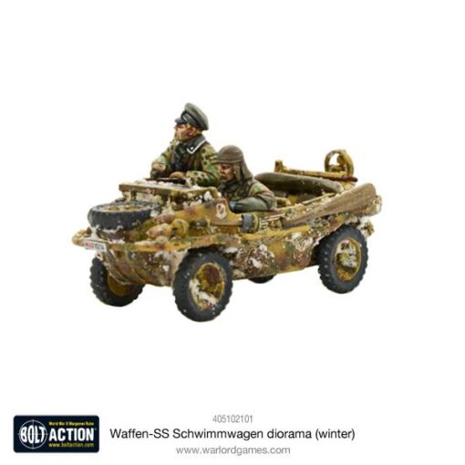Waffen-SS Schwimmwagen diorama (winter) - Image 6